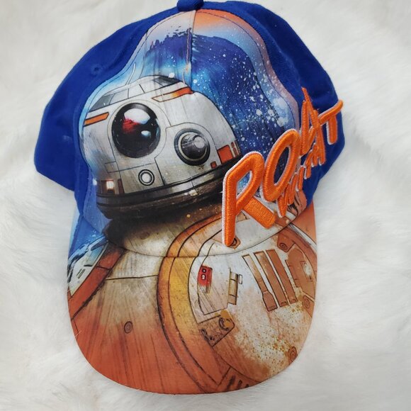 Star Wars BB-8 Hat "Roll With It" NWOT Adjustable Snapback Baseball Hat - Picture 3 of 10
